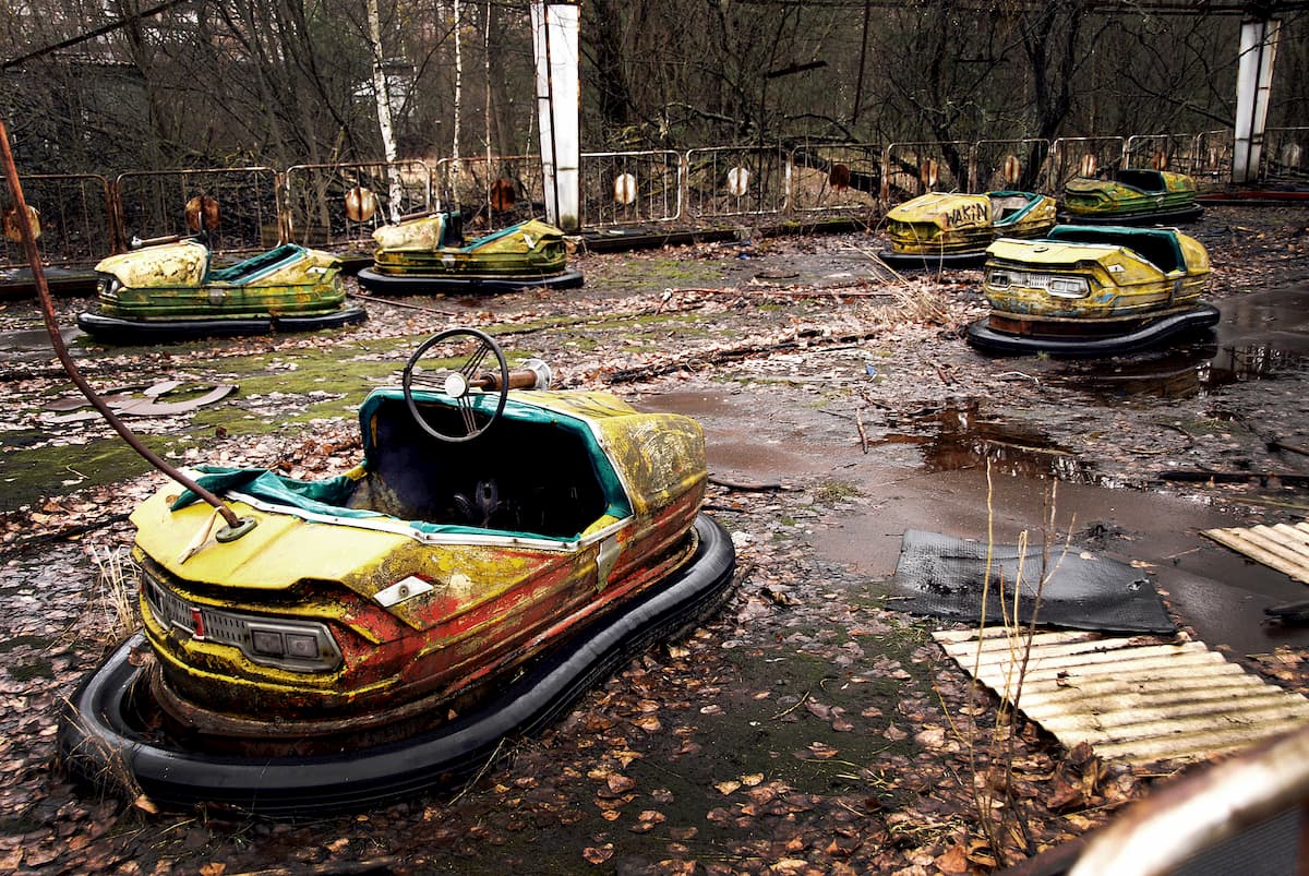 Abandoned radioactive fairground